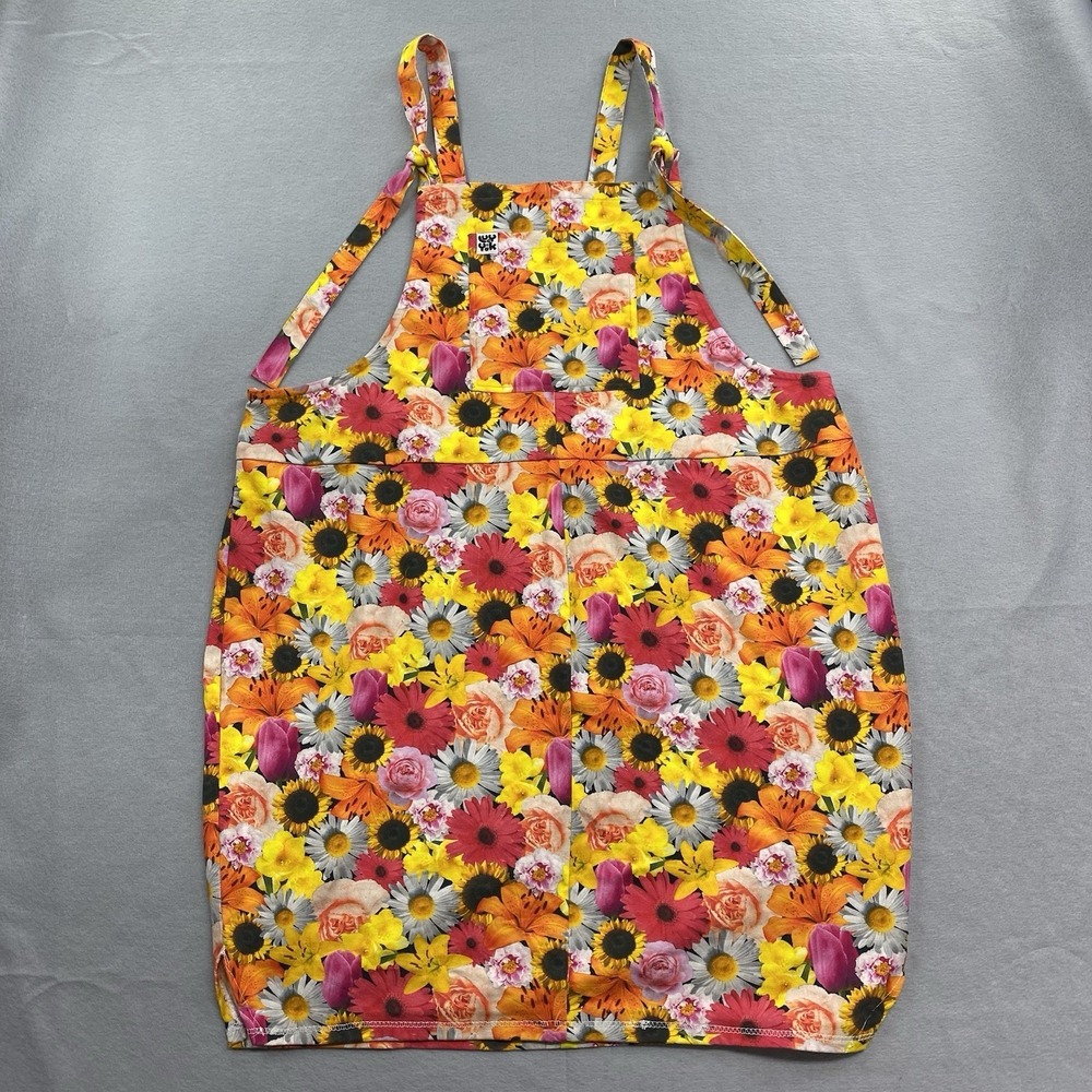 Lucy & Yak Dress Womens 16L Multicolored Mini Pini Floral Festive Hippie